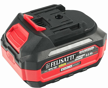 Акккумулятор Li-ion FELISATTI FT1555 (18V, 5,0 Амп/ч) (SAMSUNG)