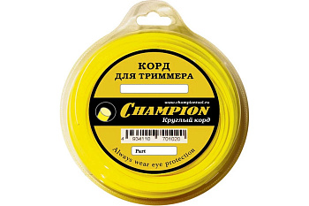 Корд триммерный CHAMPION ROUND 4,0мм*95м круг + нож