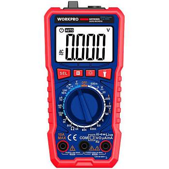 Мультиметр цифровой (однострочный дисплей) WORKPRO