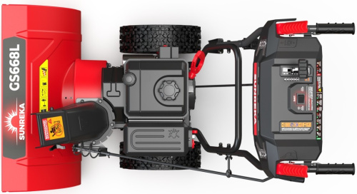 gas-snow-blower-sunreka-gs668l-top-view