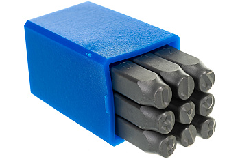 Клейма ЗУБР цифровые арабские, шрифт 6мм 21501-06_z01