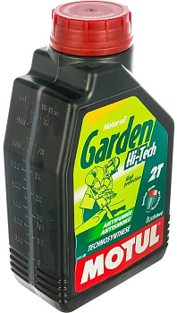 Масло 2-х тактное моторное синтетическое малодымное MOTUL Garden Hi-Tech Technosynt 1 л