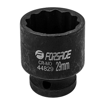 Головка ударная 1/2" 29мм 12-гр Forsage