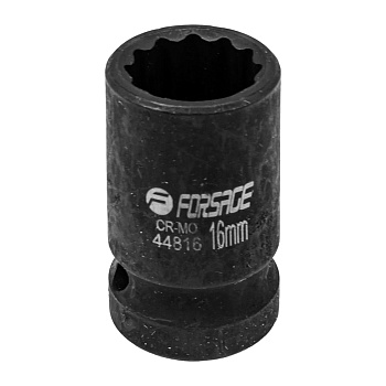 Головка ударная 1/2" 16мм 12-гр Forsage