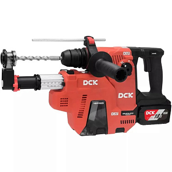Перфоратор аккумуляторный бесщеточный DCK KRH20V-26 С АККУМ. 2х6,0 Ач