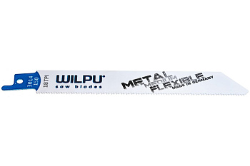 Пилка для сабельной пилы WILPU 3014/150 по металлу, 130 мм, 18TPI, 1 шт.