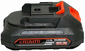 Акккумулятор Li-ion FELISATTI (18V, 2,0 Амп/ч) серия М