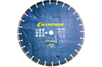 Диск алмазный CHAMPION CONCREMAX ST 400х25.4х10мм БЕТОН