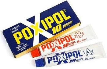 Холодная сварка POXIPOL 10 минут серая 70мл (061351)