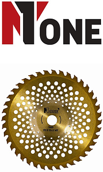 Диск для триммера NUMBER ONE TD23 255х25,4х40T.,1.3мм с победитовым наконечником