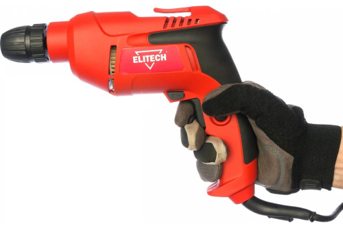 electric-drill-elitech-d-550re-side