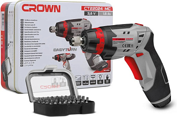 Отвертка аккумуляторная CROWN CT22024 MC