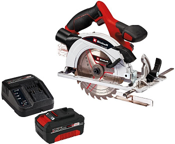 Пила дисковая аккумуляторная EINHELL TE-CS 18/165-1 Li + Starter Kit 1х4,0 Ач