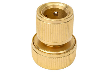 Соединитель латунный для шланга 3/4" PALISAD