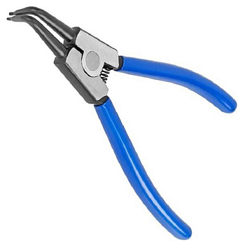 Клещи для съема внешних стопорных колец 180 мм загнутые WORKPRO