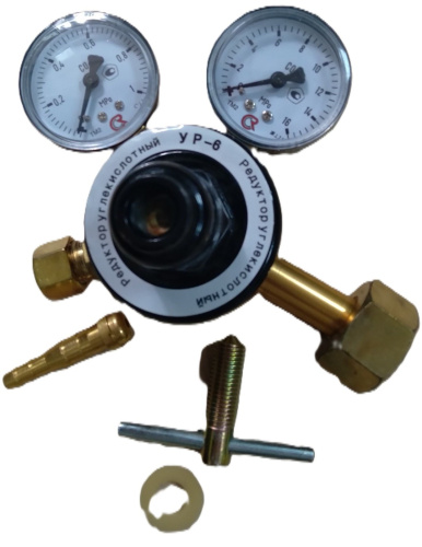 ars-ur-6m-carbon-dioxide-gas-cylinder-pressure-regulator-top