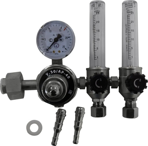 ars-u-30-ar-40-ar-7312-gas-flow-regulator-with-dual-rotameters-front