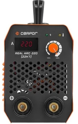welding-inverter-svarog-real-arc-220-z2k7-front-control-panel