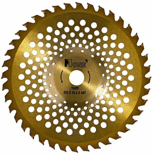 brush-cutter-blade-number-one-td23-255x25-4x40t-carbide-front