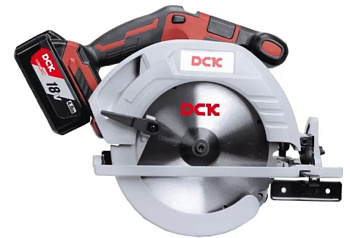 Пила дисковая аккумуляторная DCK KDMY165(TYPE FK) 2х5,0 Ач