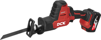 Пила сабельная аккумуляторная DCK KDJF22(TYPE DM) 1х4,0 Ач
