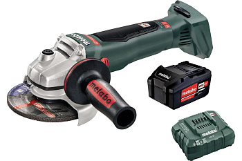 Шлифмашина угловая аккумуляторная METABO  WB 18 LTX BL 125 Quick 1х4 Ач ASC30-36