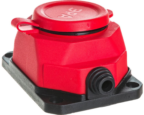 era-k-1e-red-ip44-16a-rubber-socket-closed-angled