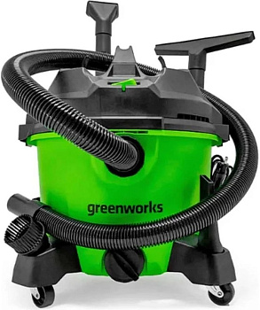 Пылесос строительный GREENWORKS G120WDV