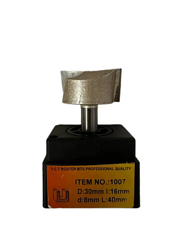 Фреза пазовая прямая d30x16мм хв.8мм (1007) Globus